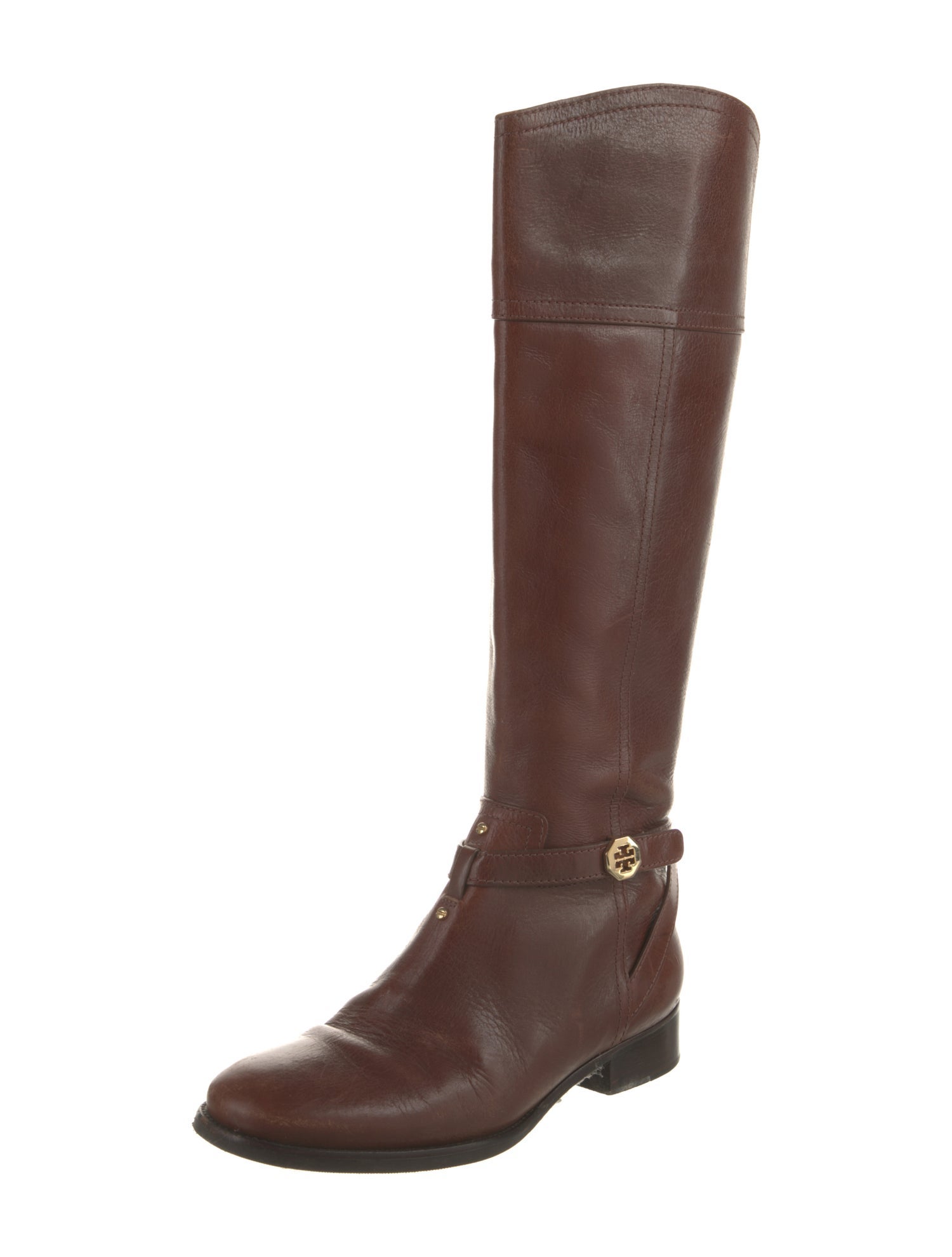 Tory Burch Leather Riding Boots