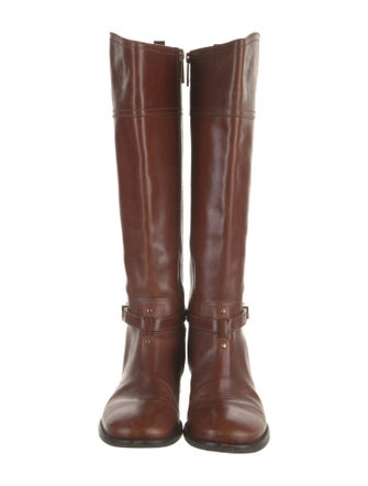 Tory Burch Leather Riding Boots