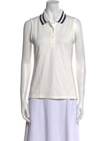 Tory Burch Tops Sleeveless Polo M