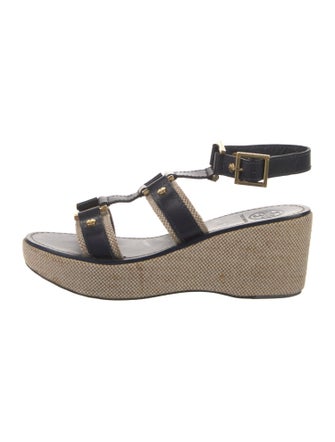 Tory Burch Leather Slingback Sandals