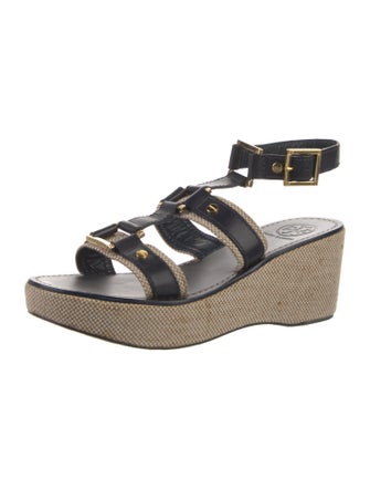 Tory Burch Leather Slingback Sandals