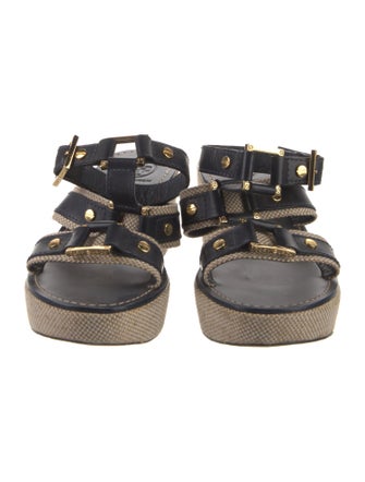 Tory Burch Leather Slingback Sandals