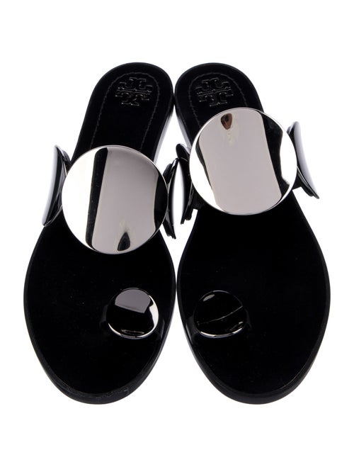 Tory Burch Patos Leather Slides