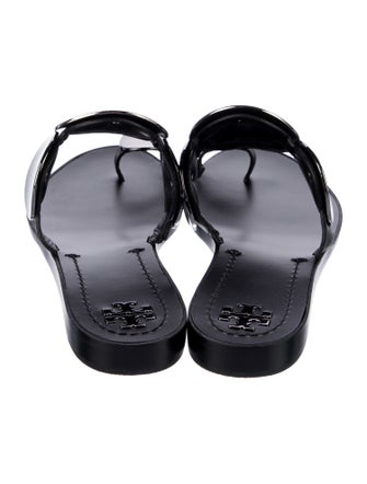 Tory Burch Patos Leather Slides