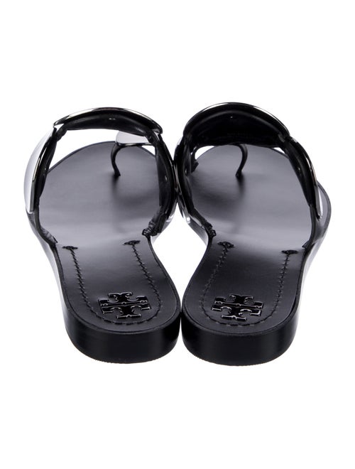 Tory Burch Patos Leather Slides