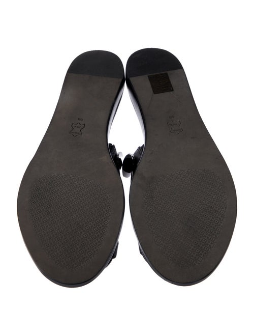 Tory Burch Patos Leather Slides