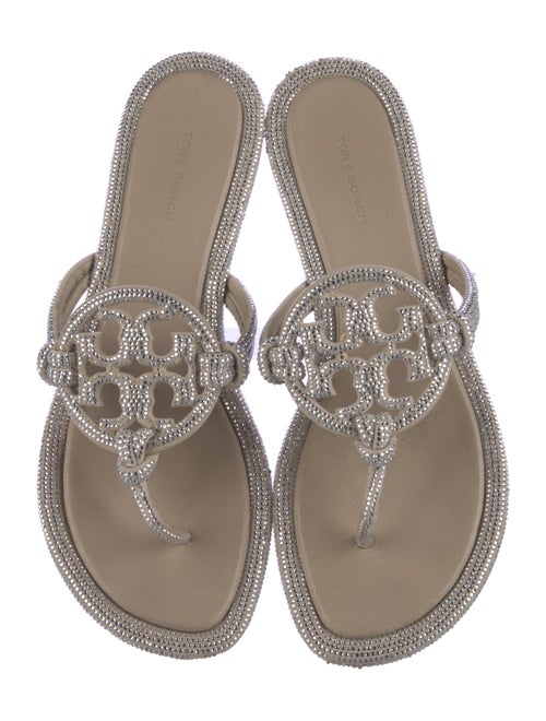 Tory Burch Crystal Crystal Embellishments Slides