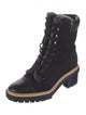 Tory Burch Suede Combat Boots
