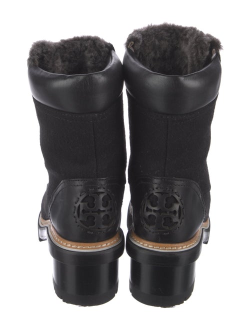 Tory Burch Suede Combat Boots