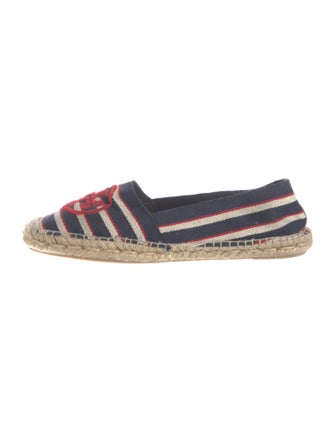 Tory Burch Canvas Striped Espadrilles