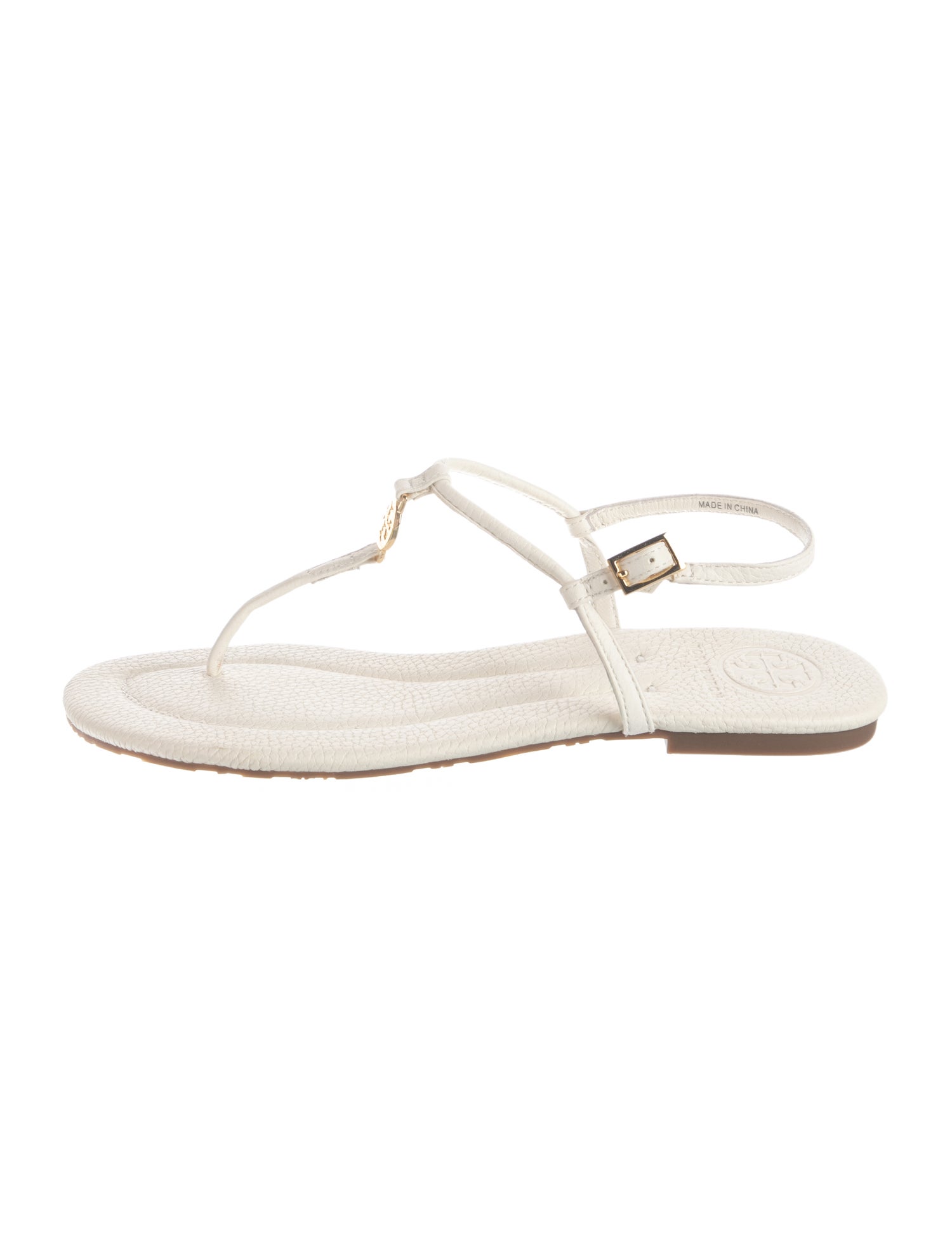 Tory Burch Leather T-Strap Sandals