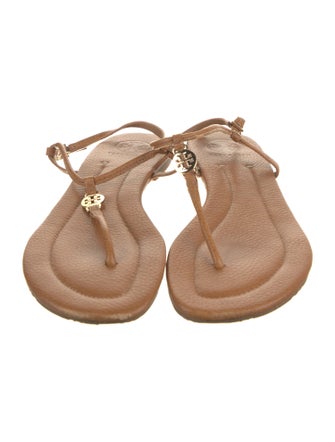 Tory Burch Leather T-Strap Sandals