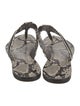 Tory Burch Leather Animal Print Slides