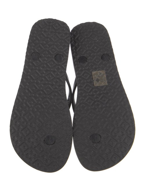 Tory Burch Rubber Animal Print Flip Flops