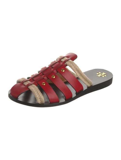 Tory Burch Leather Slides