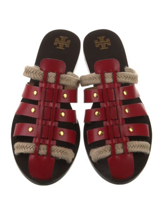 Tory Burch Leather Slides
