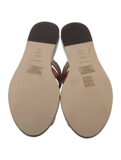 Tory Burch Leather Slides