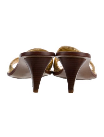 Tory Burch Leather Slides