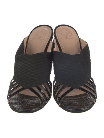 Tory Burch Suede Slides
