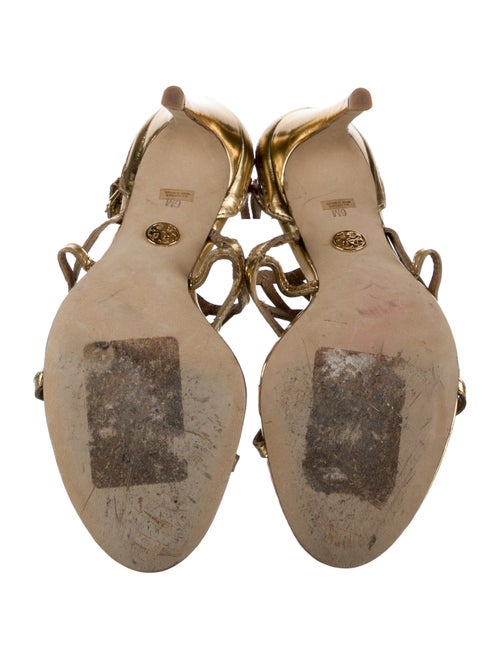 Tory Burch Patent Leather Cutout Accent Pumps