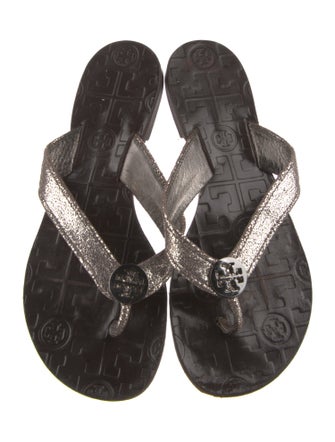 Tory Burch Leather Slides
