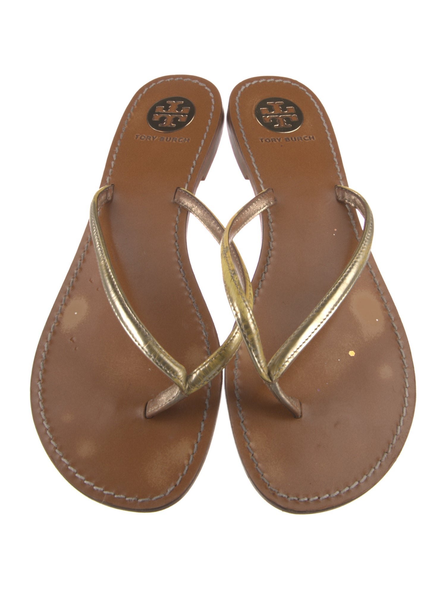Tory Burch Leather Slides
