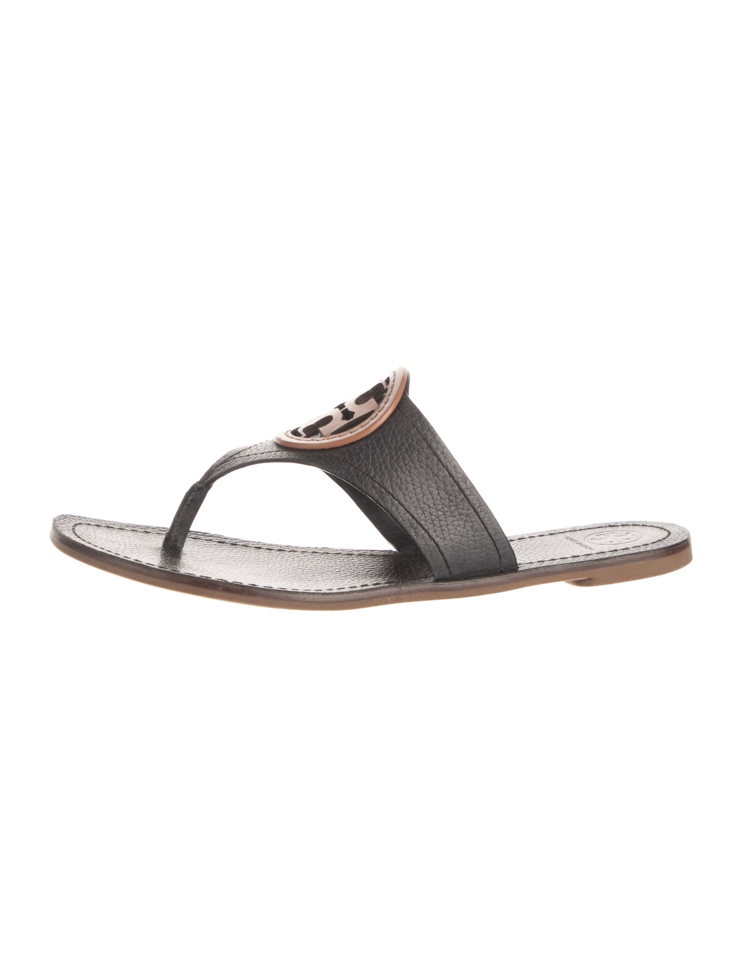 Tory Burch Leather Slides