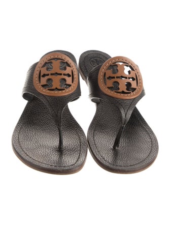 Tory Burch Leather Slides