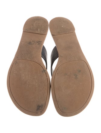 Tory Burch Leather Slides
