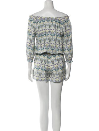 Tory Burch Silk Printed Romper