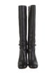 Tory Burch Signature Logo Leather Boots