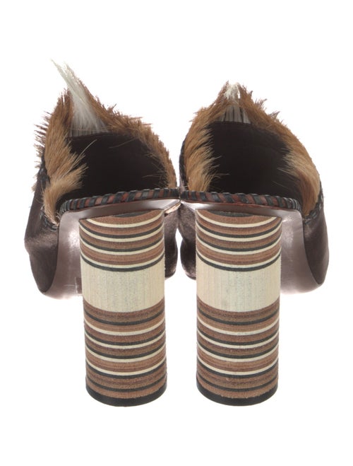 Tory Burch Suede Printed Slides