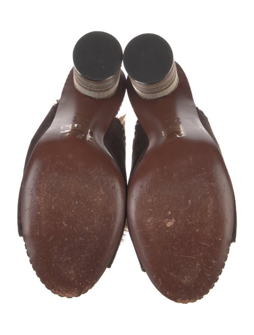 Tory Burch Suede Printed Slides