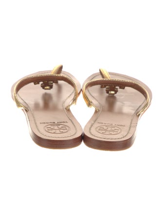 Tory Burch Leather T-Strap Sandals