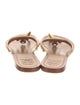 Tory Burch Leather T-Strap Sandals