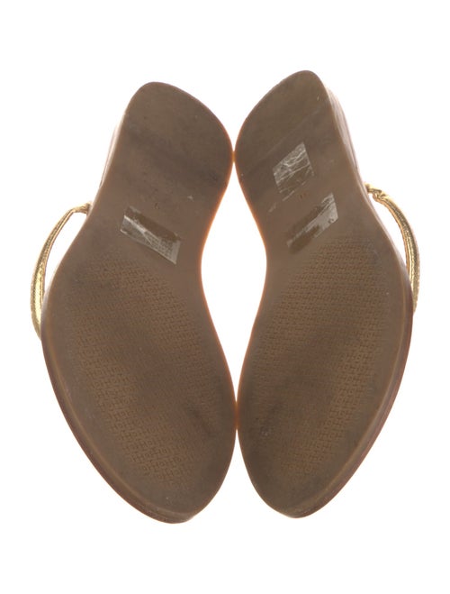 Tory Burch Leather T-Strap Sandals