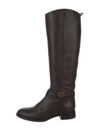 Tory Burch Leather Riding Boots