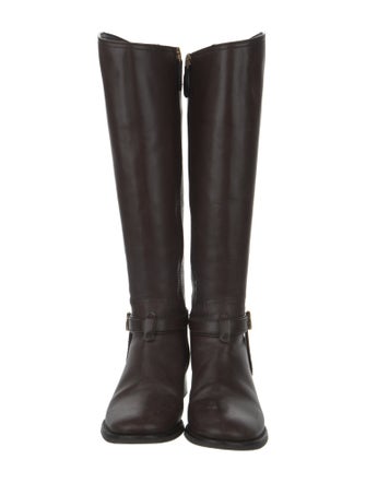 Tory Burch Leather Riding Boots