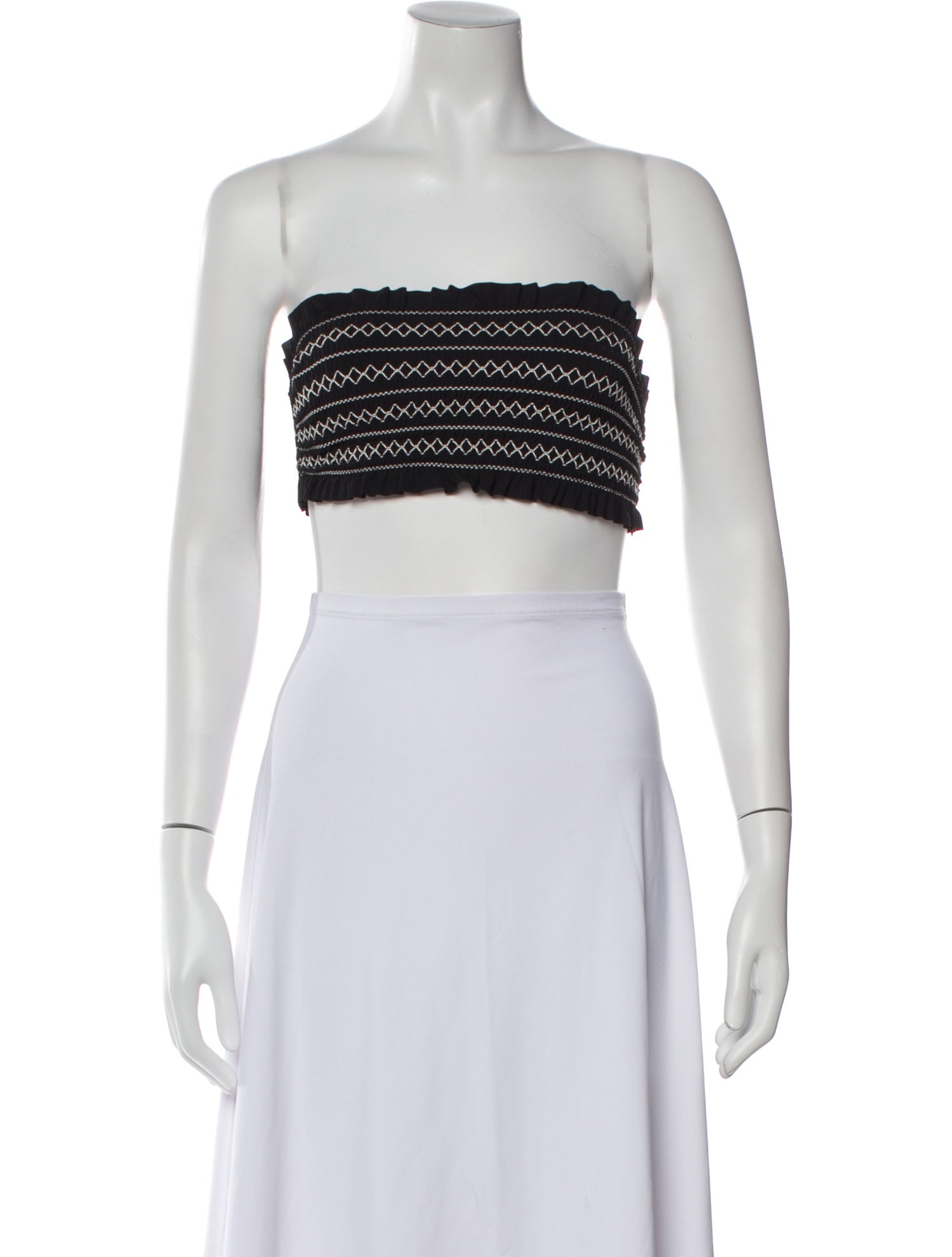 Tory Burch Nylon Strapless Crop Top w/ Tags