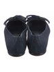 Tory Burch Suede Bow Accents Ballet Flats