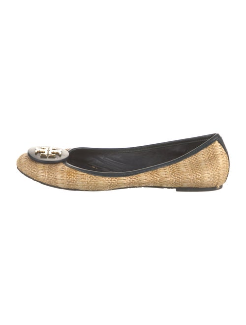 Tory Burch Straw Ballet Flats