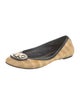 Tory Burch Straw Ballet Flats
