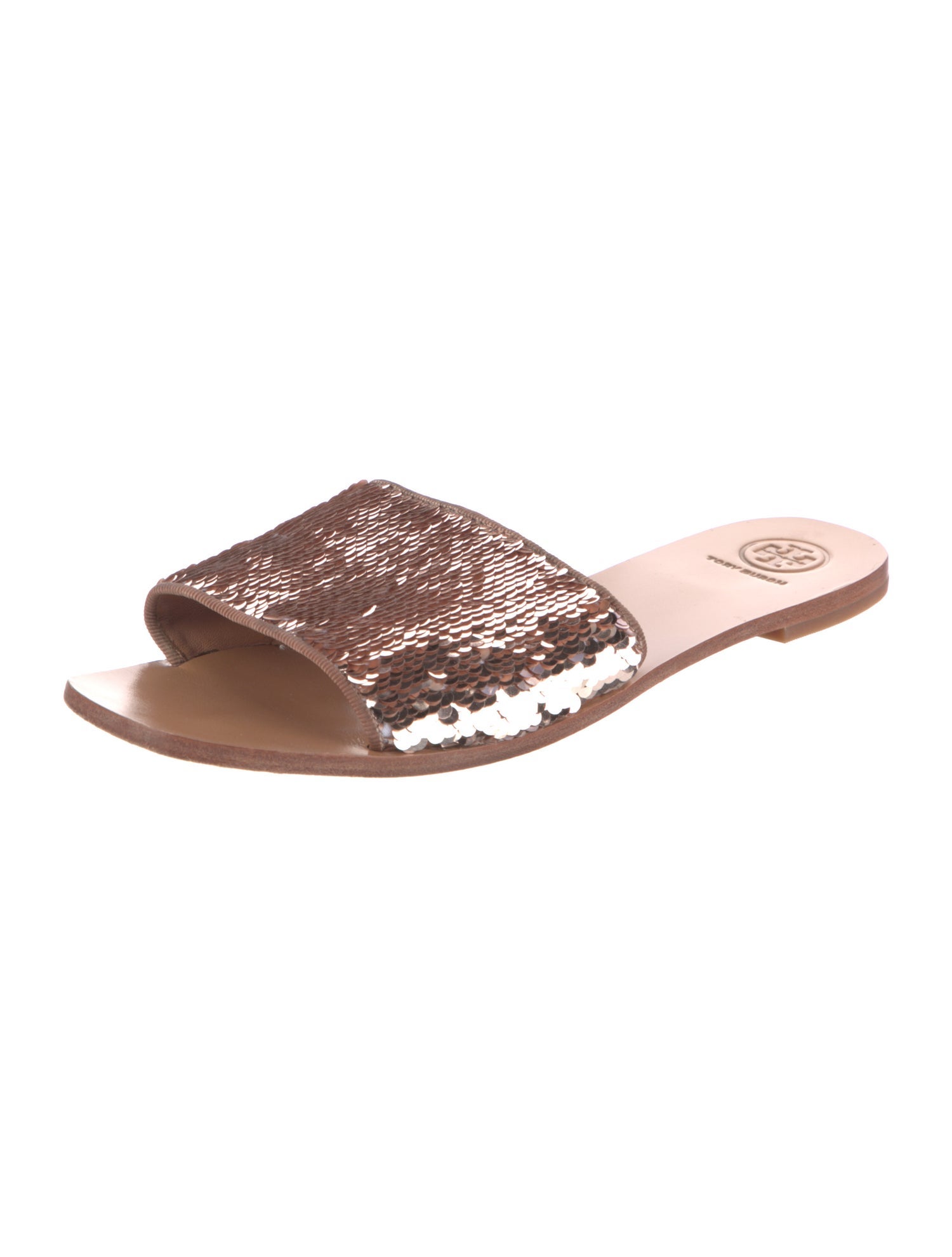 Tory Burch Sequins Sequin Embellishments Slides