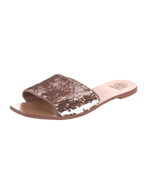 Tory Burch Sequins Sequin Embellishments Slides