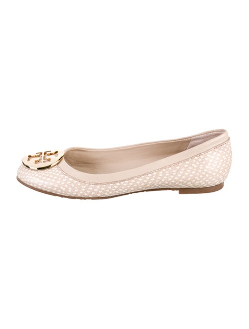 Tory Burch Leather Printed Flats
