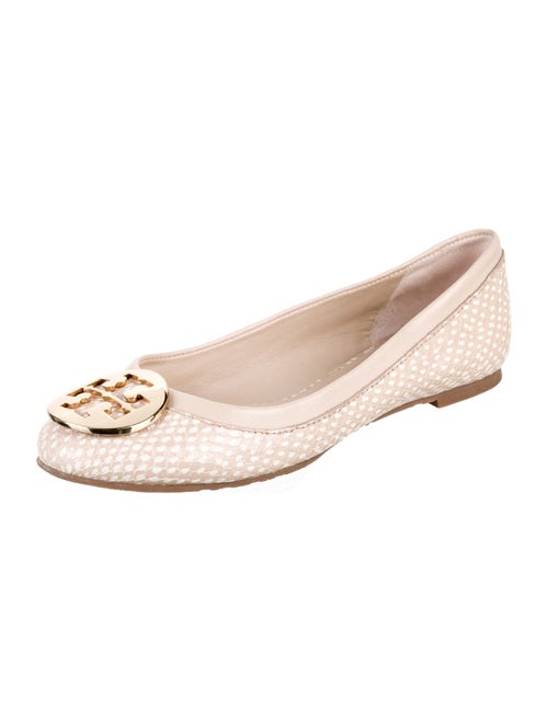 Tory Burch Leather Printed Flats