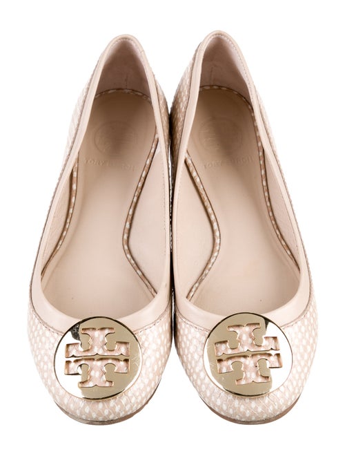 Tory Burch Leather Printed Flats