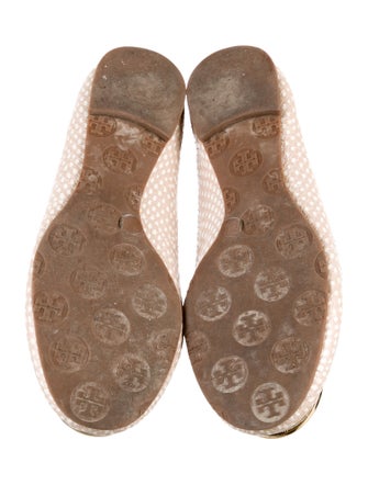 Tory Burch Leather Printed Flats