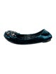 Tory Burch Velvet Crystal Embellishments Ballet Flats