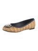 Tory Burch Straw Ballet Flats